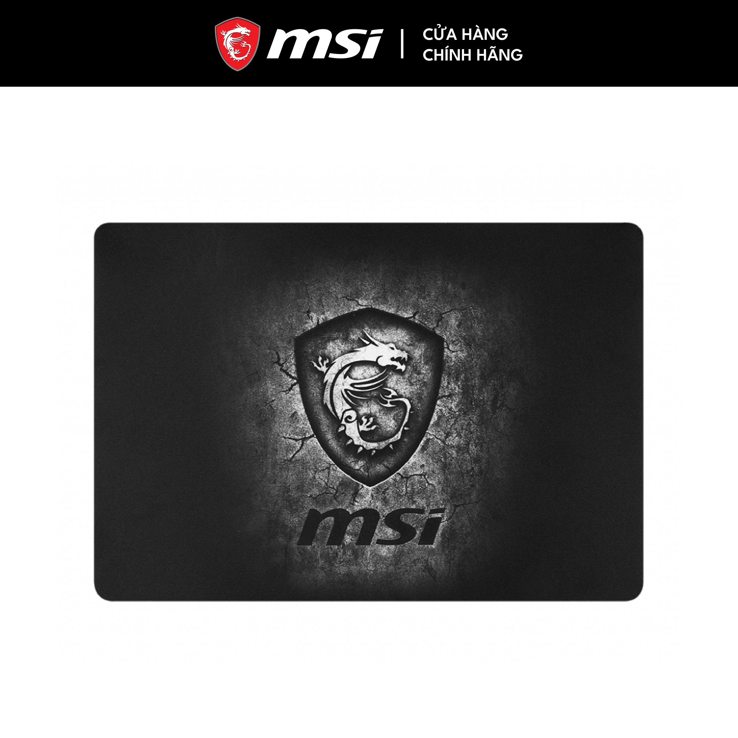 Pad chuột msi agility gd20 bề mặt dệt vi kết cấu, đế cao su chống trượt - 320mm x 220mm x 5mm - 165g