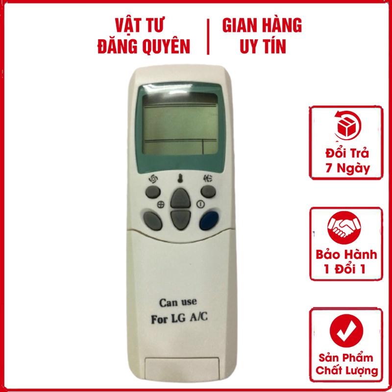 Điều khiển điều hòa lg, điều khiển điều hòa lg đa năng 2 chiều - remote máy lạnh lg hàng loại 1 bh 1 đổi 1 - đủ loại