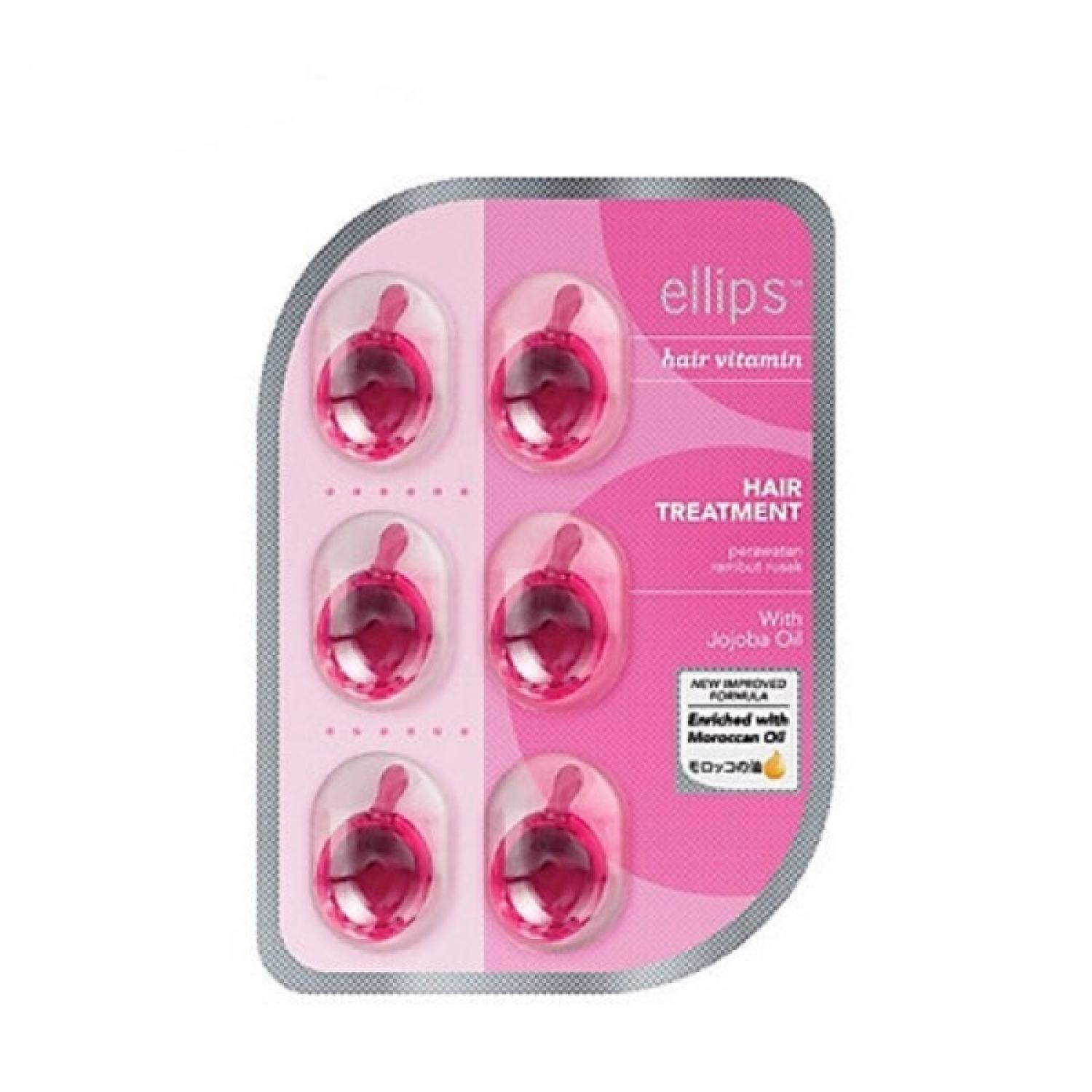 Ellips dưỡng tóc 6's phục hồi vỉ 6 viên hộp 12 vỉ