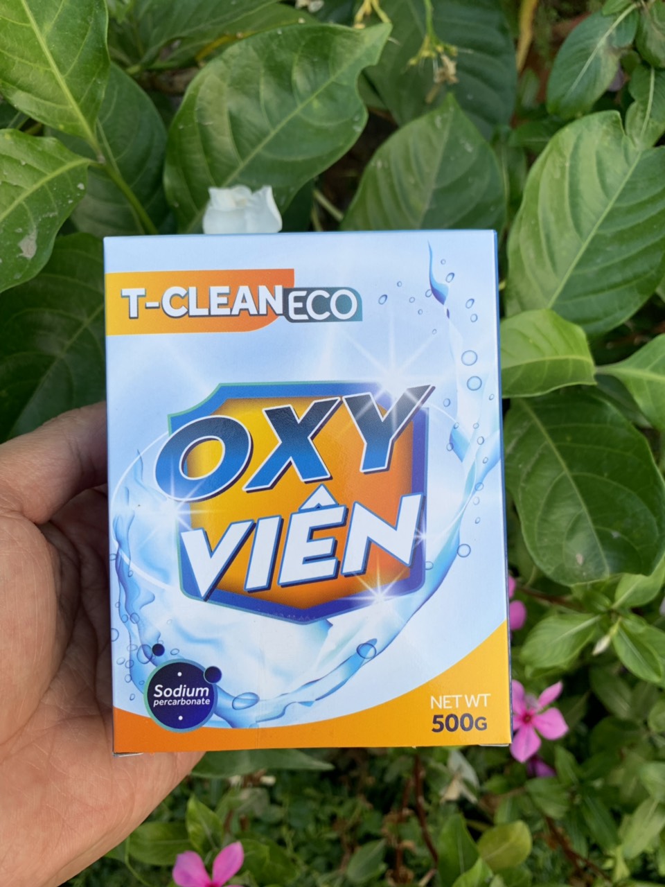 Hộp Oxy T-Clean (Tclean) 500g tẩy trắng, làm sạch bề mặt vải, kim loại, nhựa, chiết xuất thiên nhiên