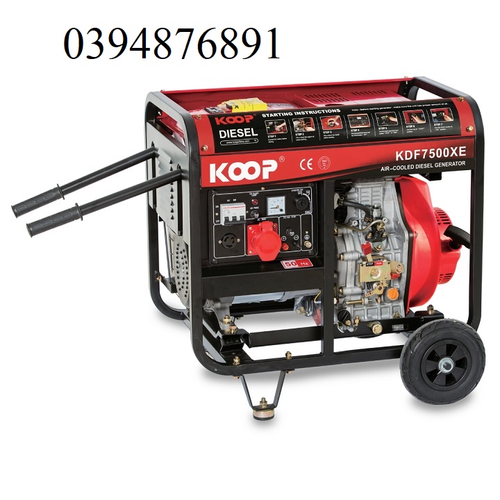 Máy phát điện chạy dầu 5kw koop kdf7500xe