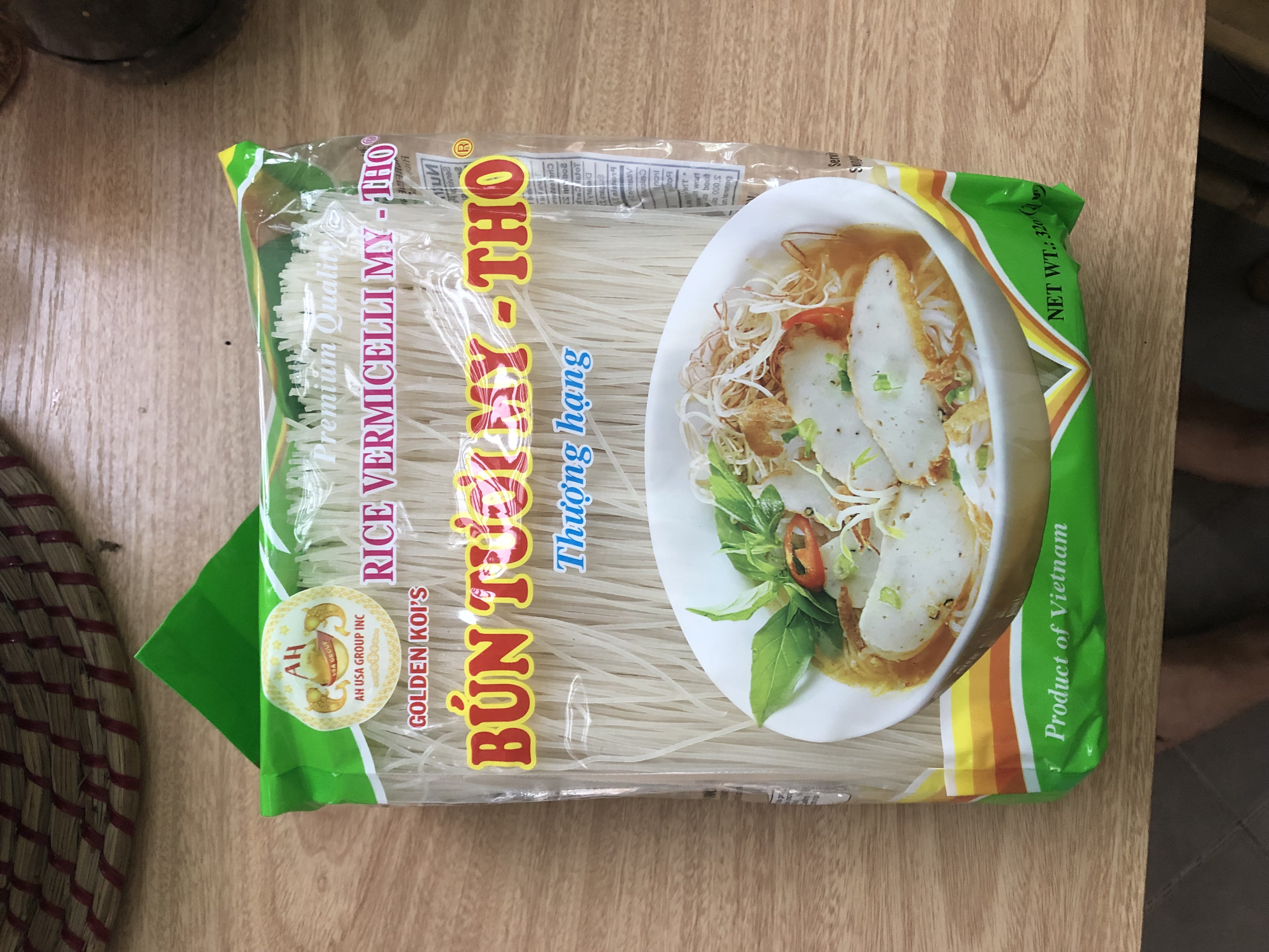 Bún tươi sợi nhỏ bún chả Hà Nội - Bún tươi dạng khô hàng Việt Nam chất lượng cao