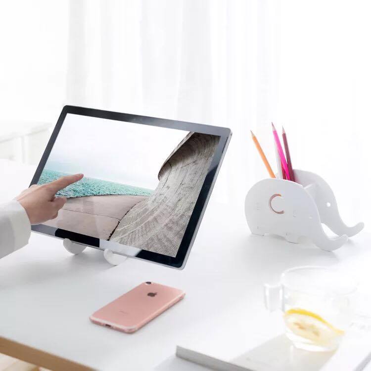 [HCM]HỘP BÚT ĐỂ BÀN KIÊM GIÁ ĐỠ ĐIỆN THOẠI HÌNH CHÚ VOI NGỘ NGHĨNH.