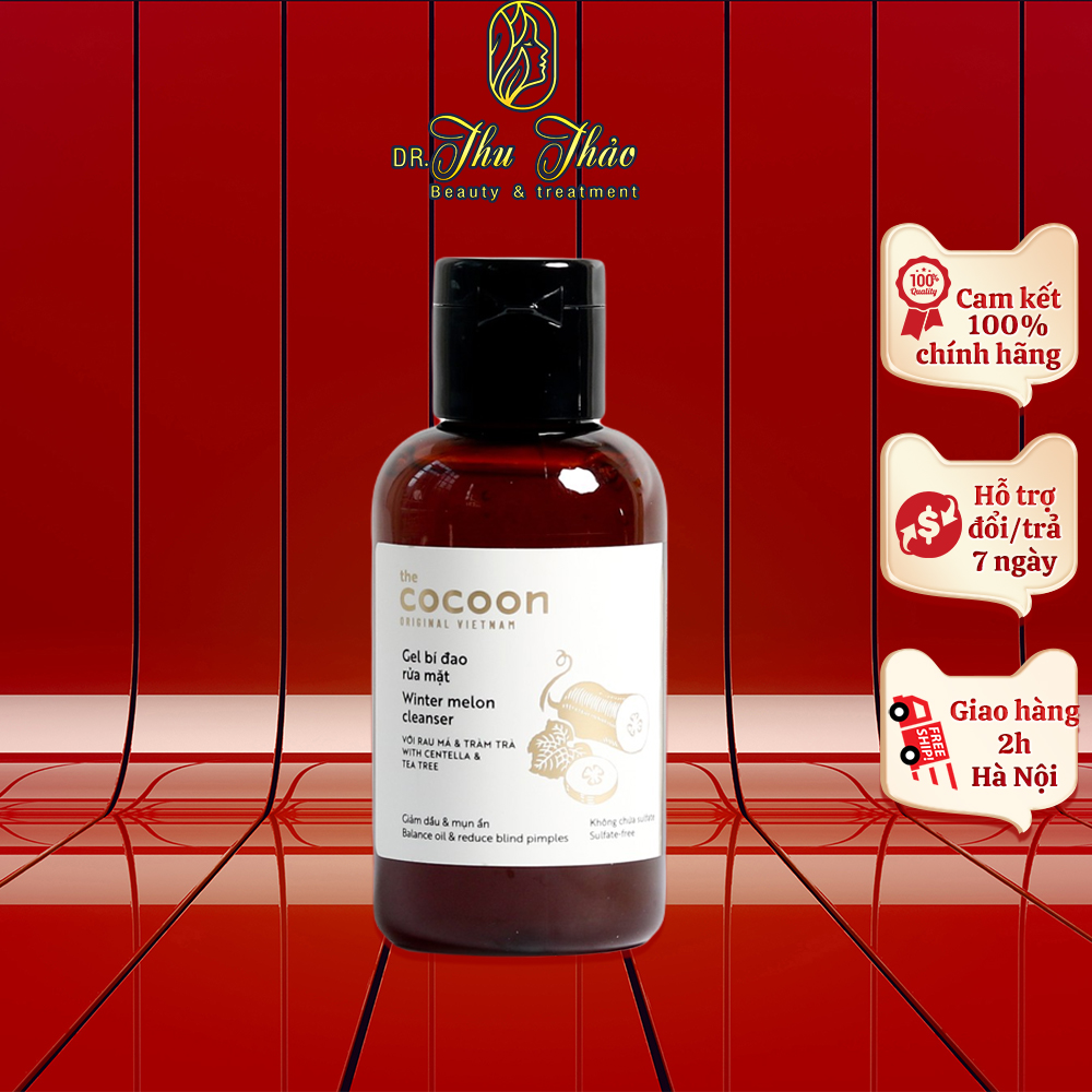 Gel rửa mặt bí đao Cocoon 140ml