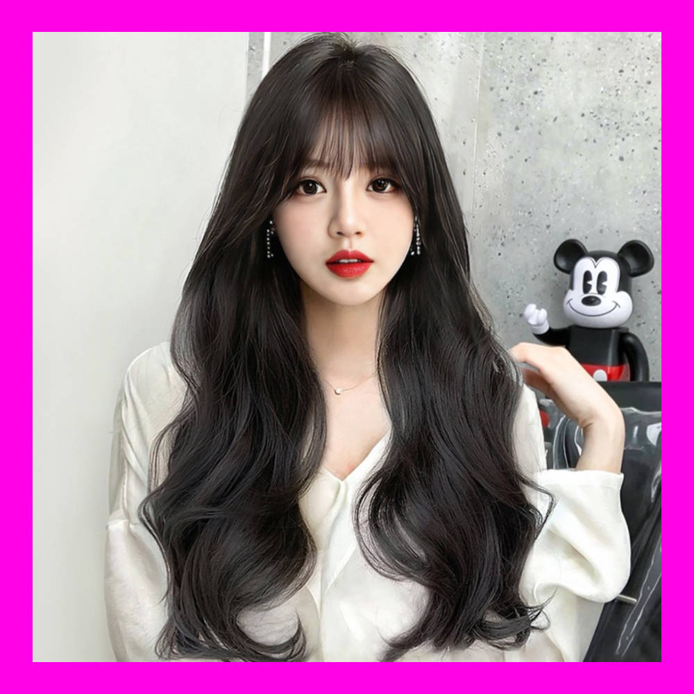[TẶNG LƯỚI + LƯỢC + DƯỠNG] Tóc giả nữ nguyên đầu sợi tơ Hàn Quốc - TG982