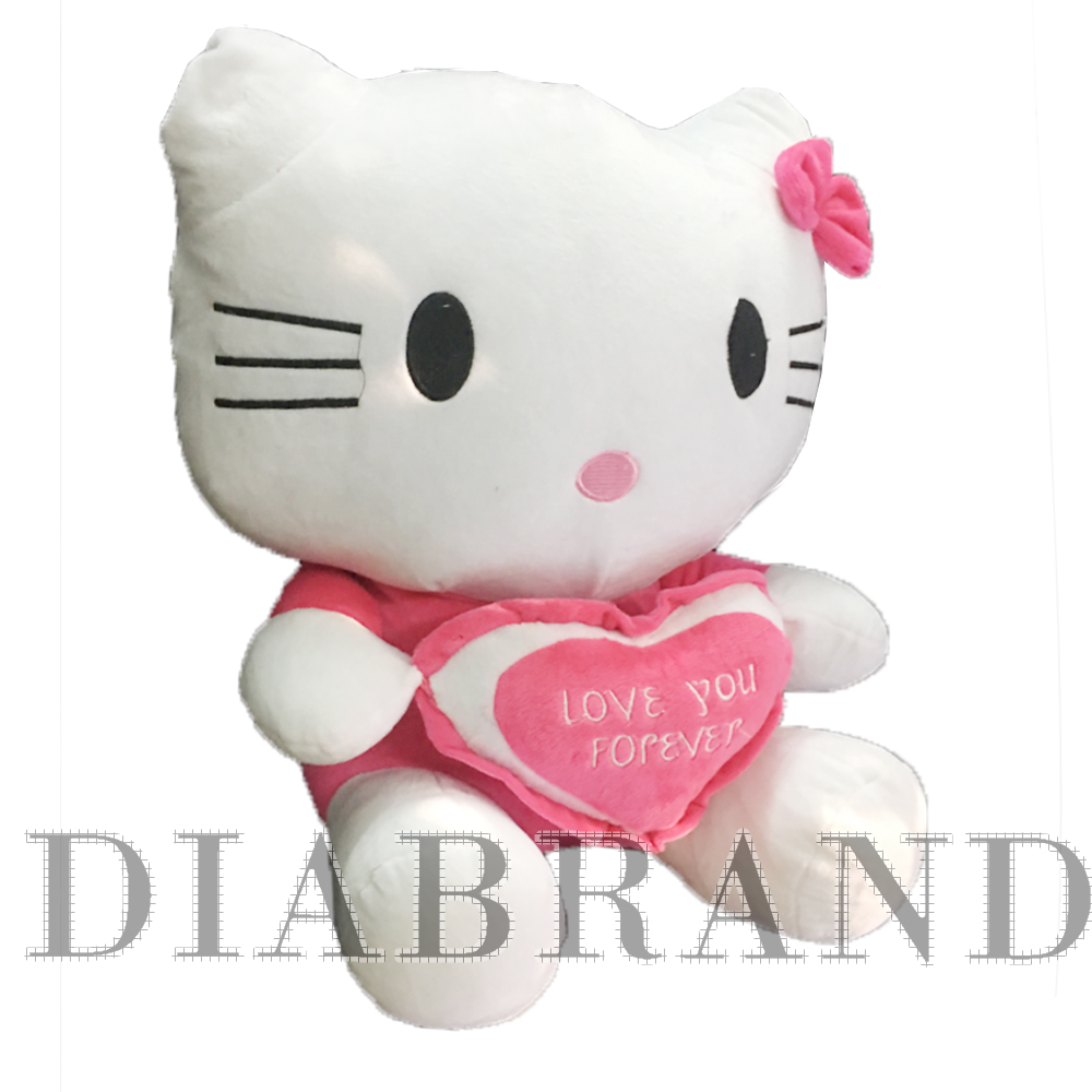 Thú nhồi bông hình Kitty ôm tim Diabrand