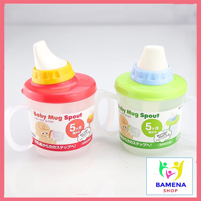 Cốc tập uống có tay cầm Nhật Bản dành cho bé từ 5 tháng tuổi BN04