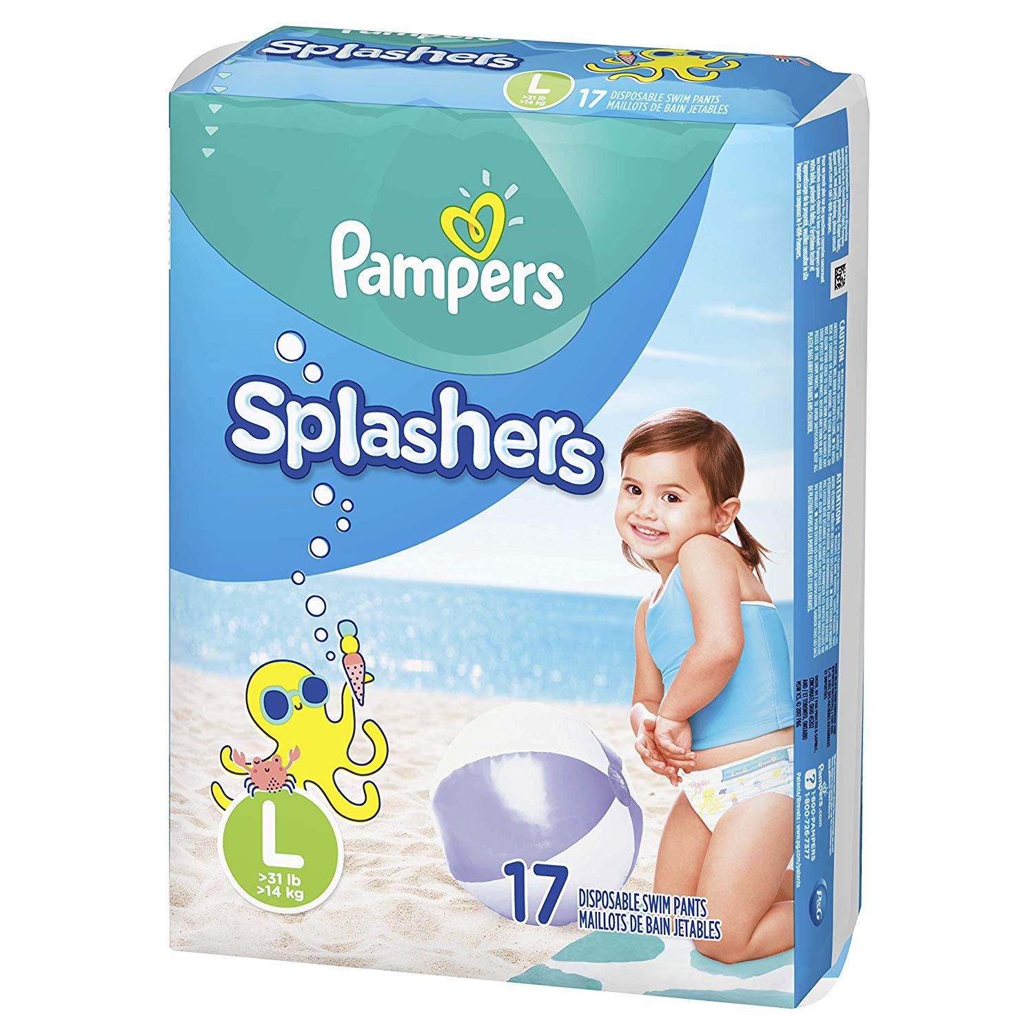 [HCM]Tả chuyên dùng bơi và đi biển cho bé Pampers - Size L 17 miếng