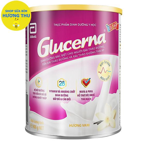 Sữa bột Abbott Glucerna hương Vanilla lon 400g