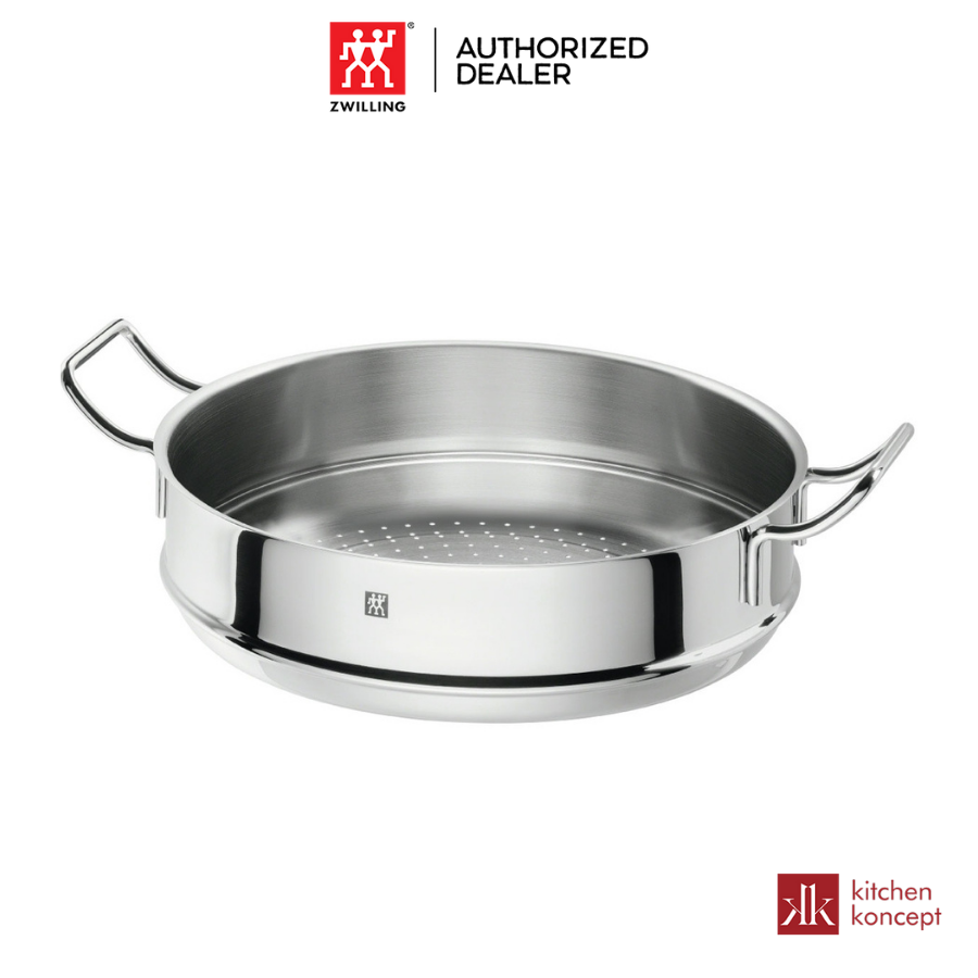 Zwilling - xửng hấp zwilling plus - 32cm, được làm bằng thép không gỉ cao cấp giúp tỏa nhiệt nhanh và đều đặn