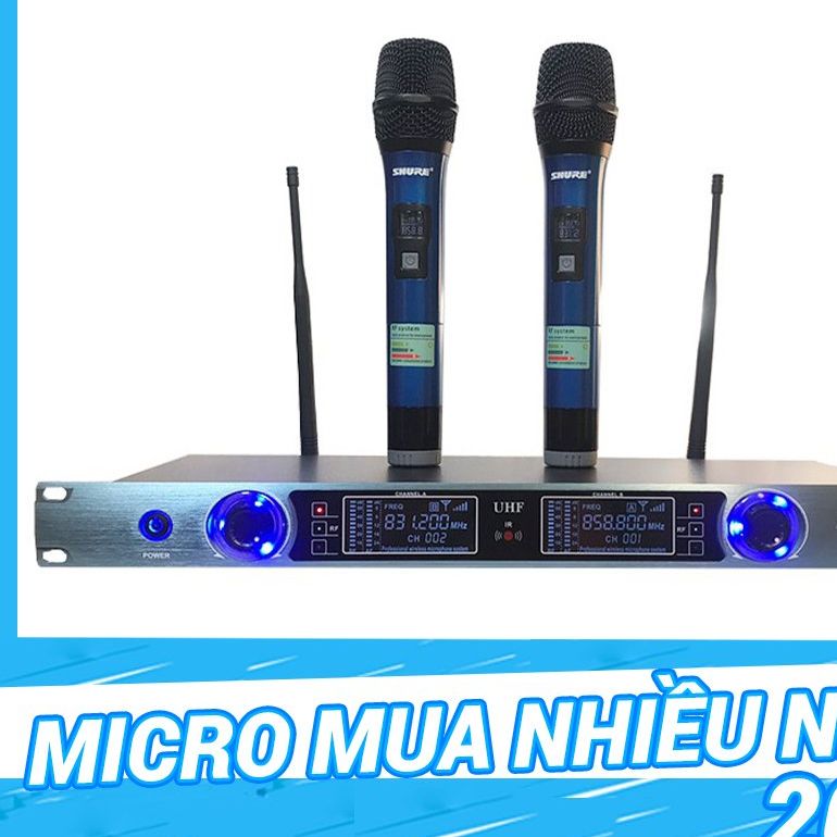 ( MẪU MỚI ) BỘ 2 MICRO Karaoke KHÔNG DÂY BLXC9 Top Micro Karaoke Không Dây Mua Nhiều - Bộ Micro Karaoke Gia Đình Giá Rẻ Hát Cực Nhạy Chống Hú Rít Không Vỡ Tiếng Âm Thanh Trung Thực Sống Động