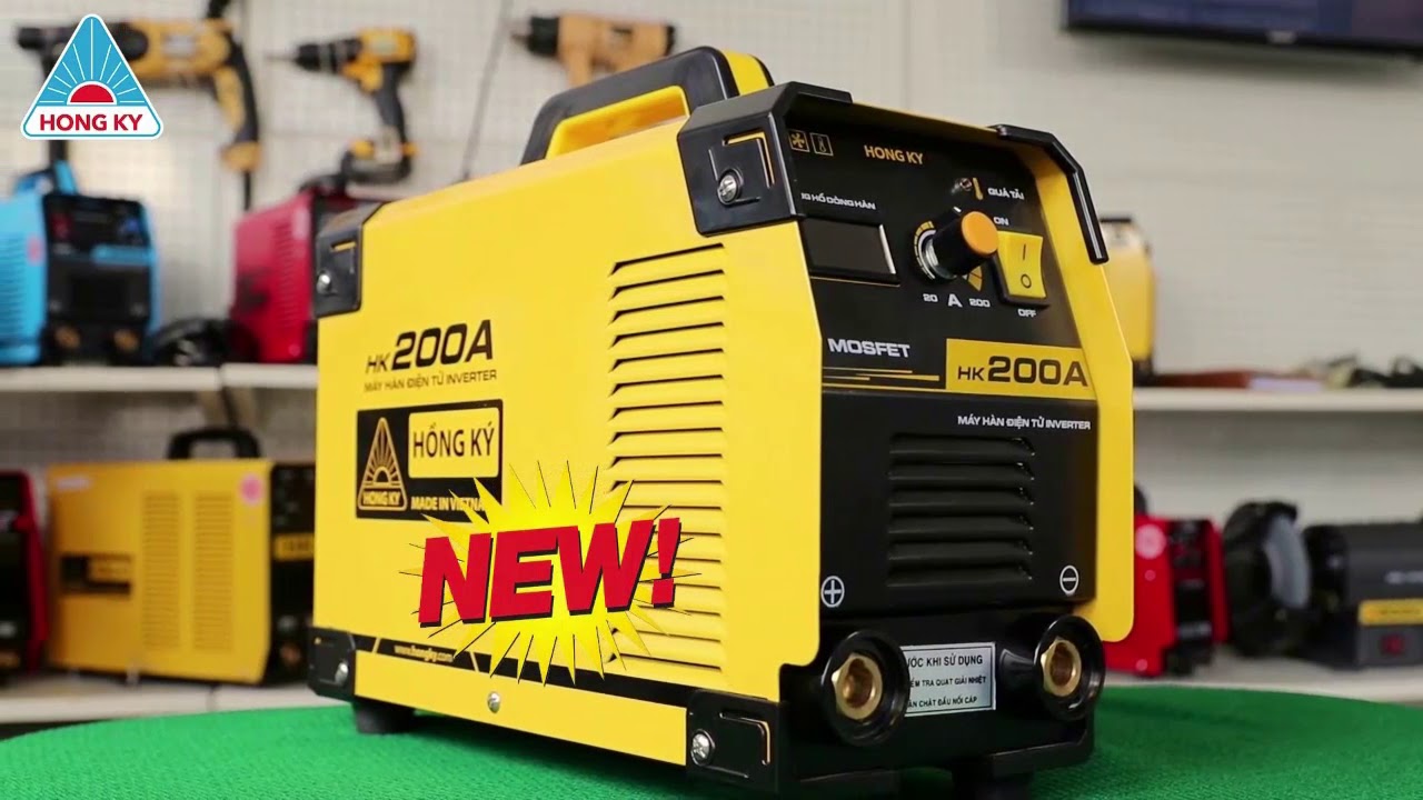 Máy hàn điện tử Hồng Ký HK 200A.cam kết chính hãng