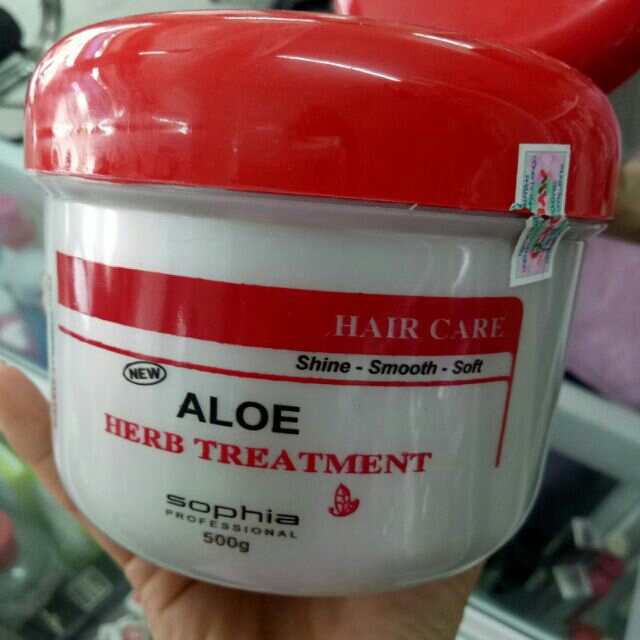 Kem ủ tóc lô hội sophia aloe herb treatment 1000ml hàn quốc