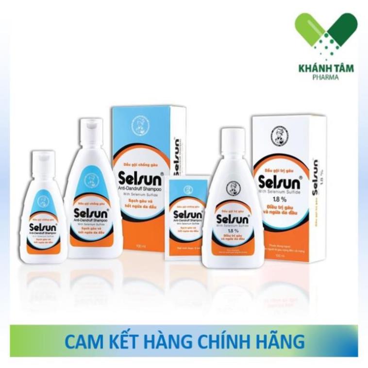 Dầu gội giamr gàu SELSUN - SELSUN 1.8 - Dạng gói - Dầu xả Selsun _Khánh Tâm