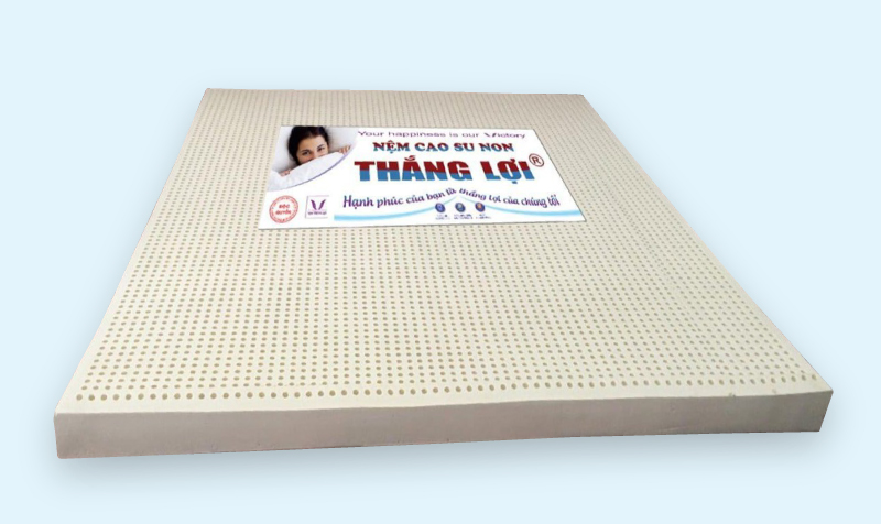 Nệm size 1mx2m x 15cm cao su non thắng lợi cao cấp