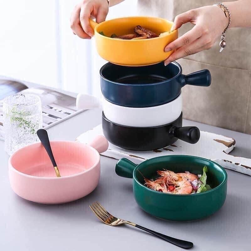 Bát sứ có tay cầm