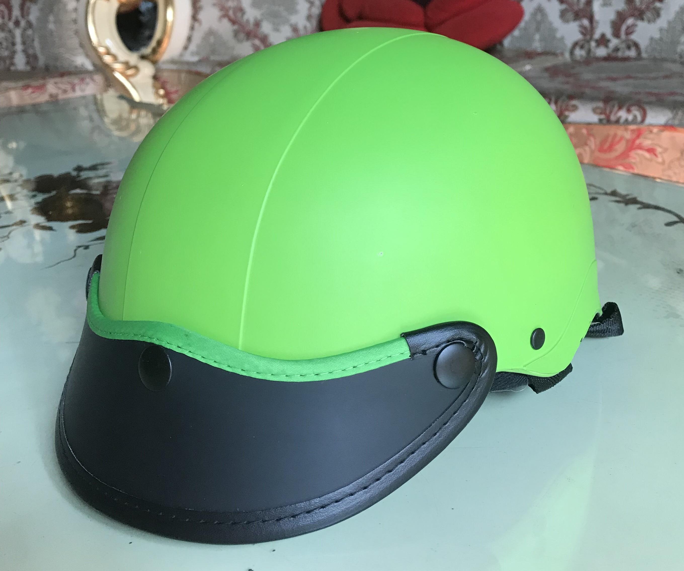 Nón Sơn nửa đầu, Lót đẹp, có Lỗ, nhiều màu