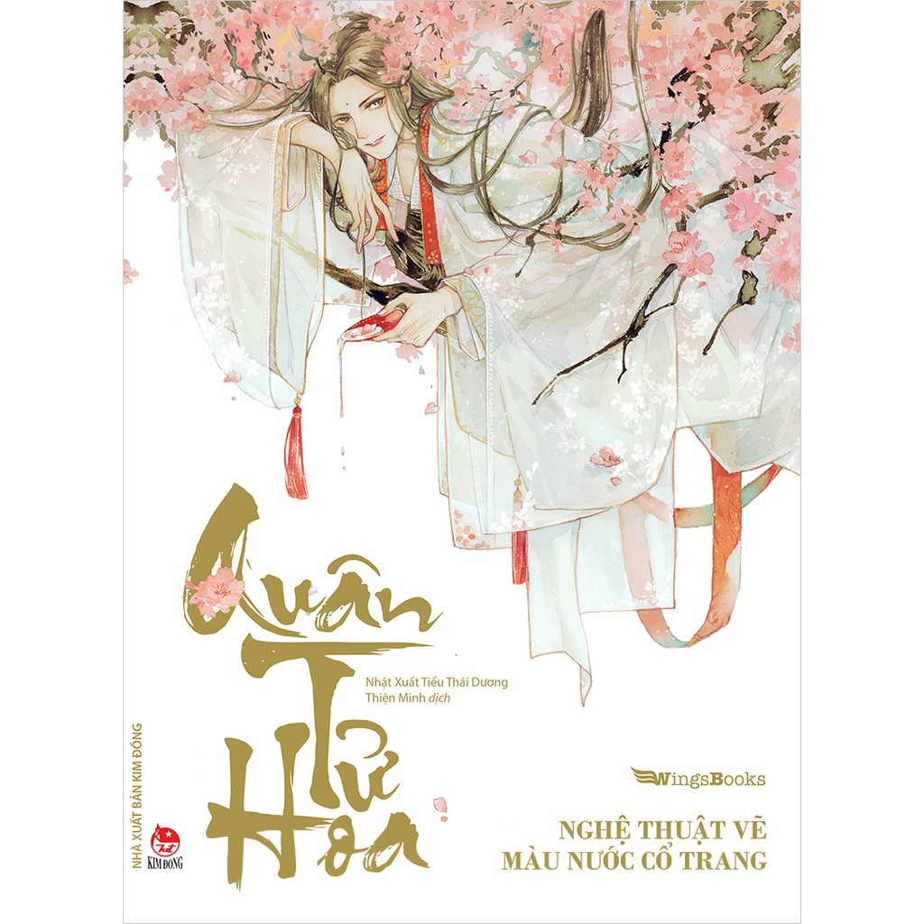 Hodico - sách Quân Tử Hoa - Nghệ Thuật Vẽ Màu Nước Cổ Trang