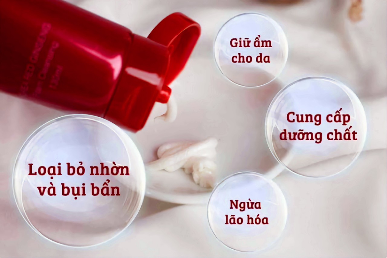 Sữa rửa mặt sâm đỏ hàn quốc- hộp 130ml