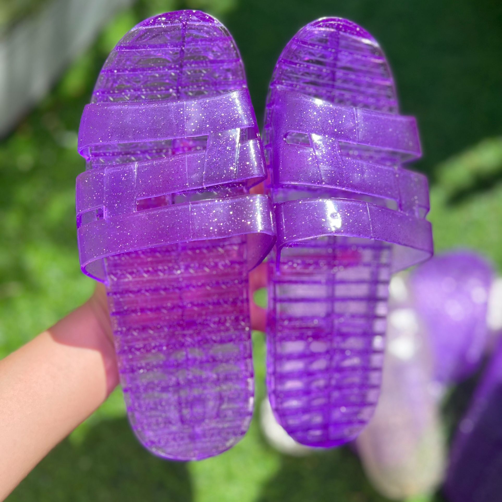 Dép vip, dép bà trong xu luộc mẫu mới kim tuyến đi trong nhà tắm, văn phòng, nhà vệ sinh chống trơn trượt - hàng loại 1