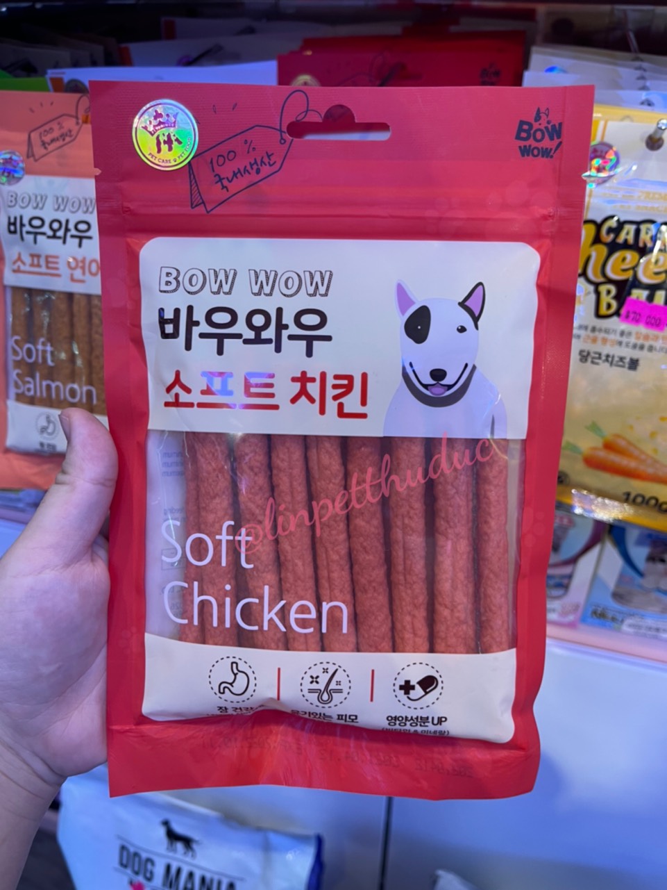 Thịt gà que - snack cho chó bowbow 150g