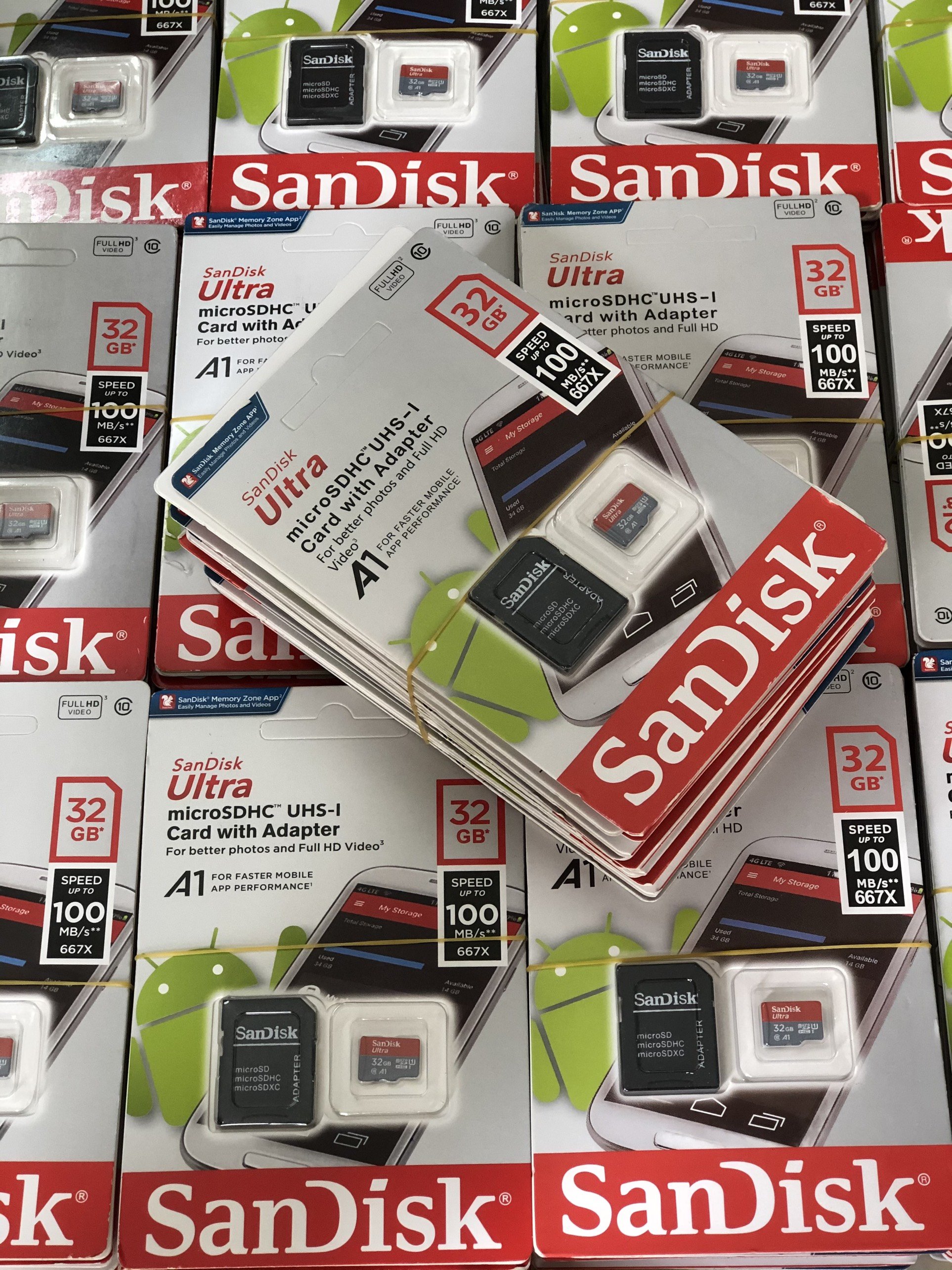 Thẻ nhớ sandisk 64GB /32Gb dùng điện thoại camera