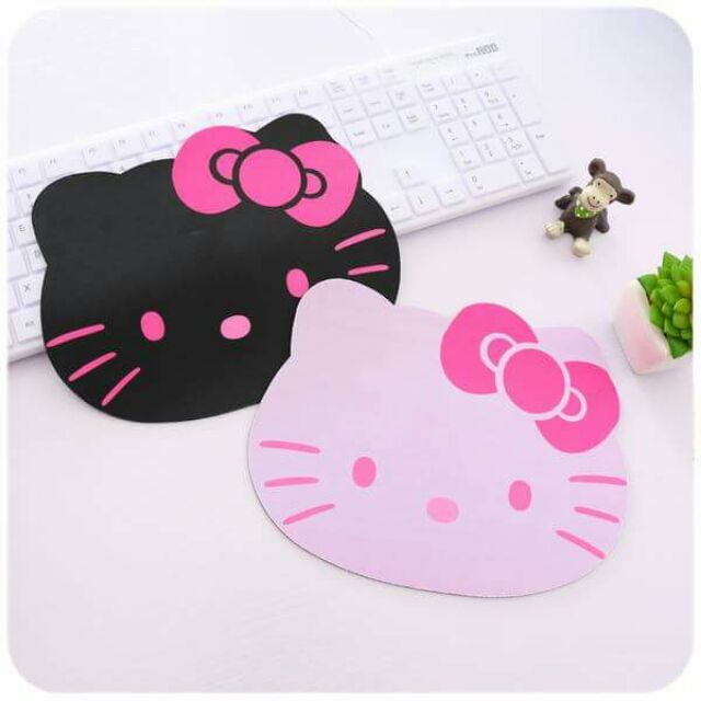 Lót chuột đầu mèo hello kitty