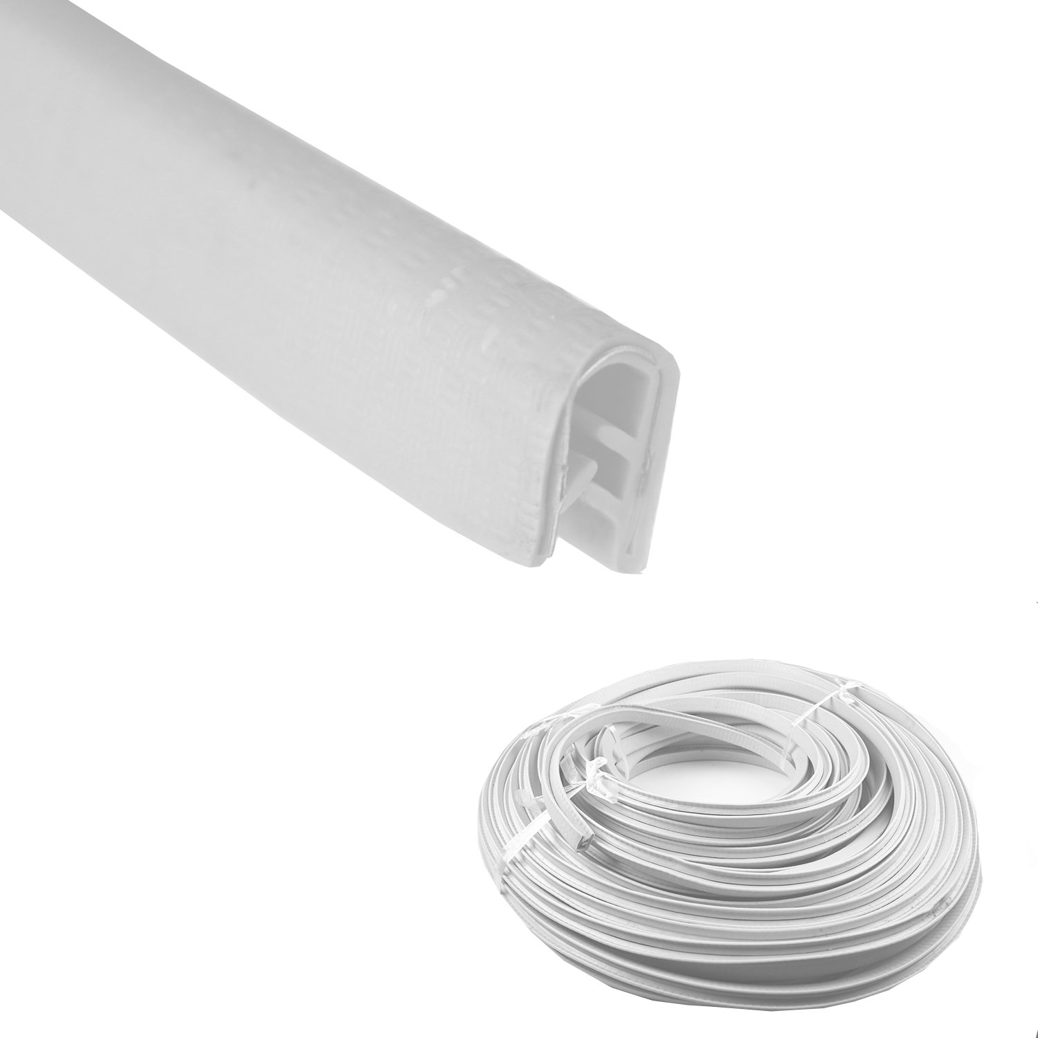 gioang cao su cánh cửa ô tô ron cao su chống ồn cánh cửa nẹp viền cửa xe ô tô chống ồn màu trắng giá 1 mét