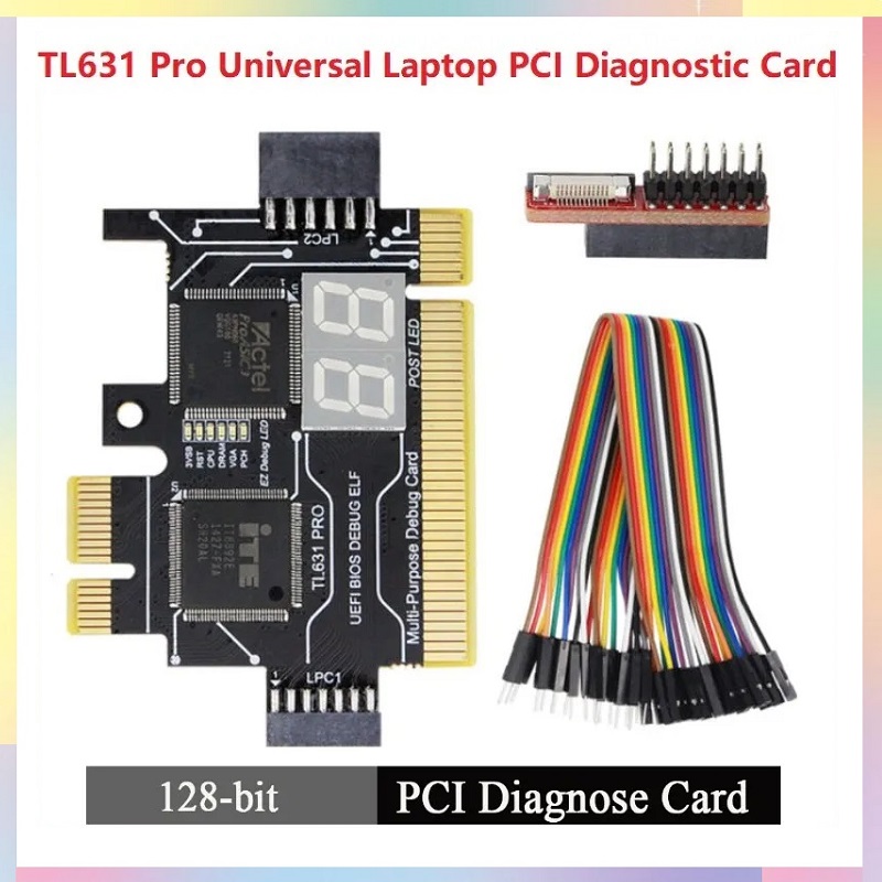 Card Test Main TL631 Pro Diagnostic Card+Expansion Card PCI PCI-E Mini PCI-E Giá 1,090,000 Đồng*Miễn phí vận chuyển
