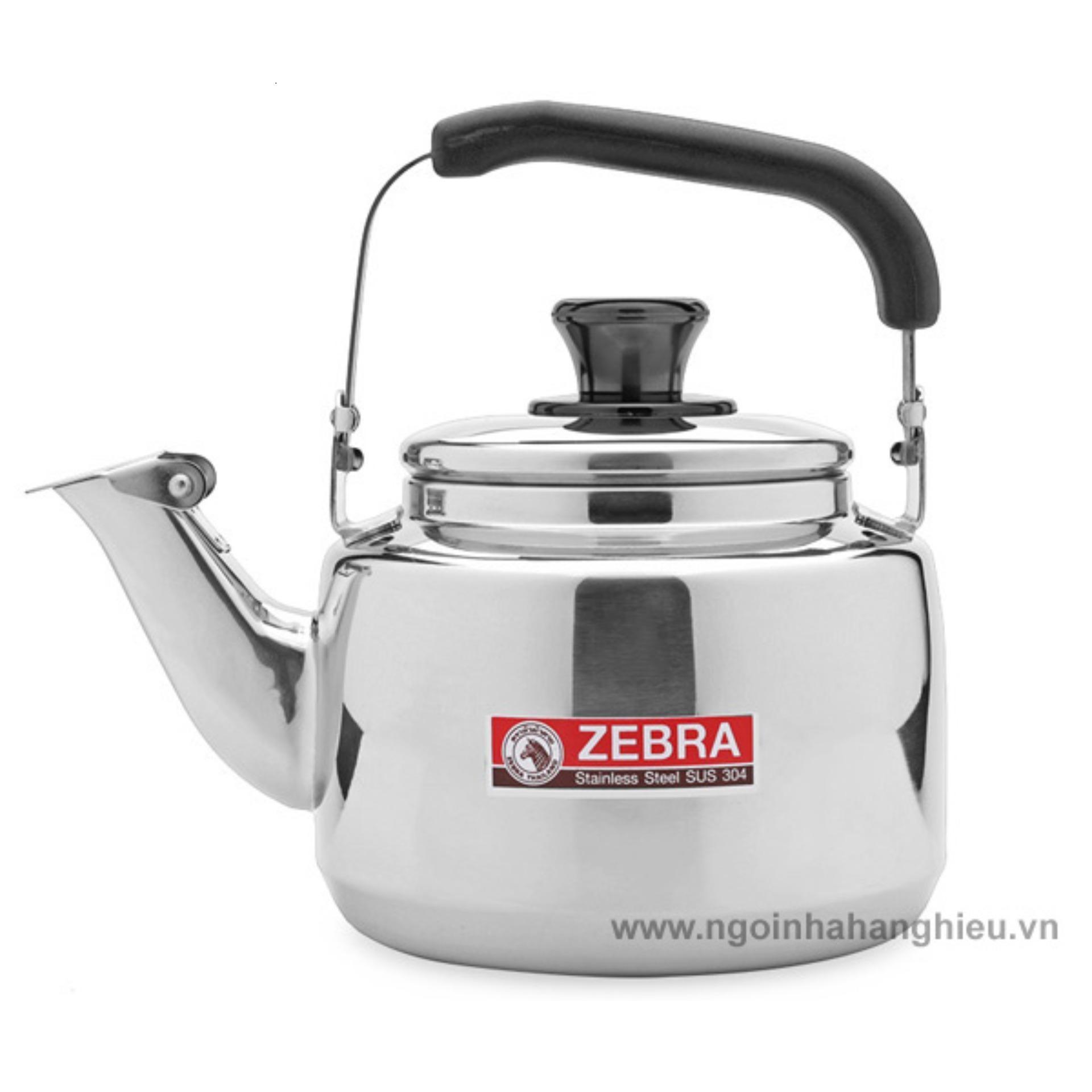 Ấm reo đun nước zebra thái lan 3.5l-dòng cao cấp, inox nguyên khối-113520. nhập khẩu thái lan, inox 304 cao cấp siêu bền, tuyệt đối an toàn cho sức khỏe