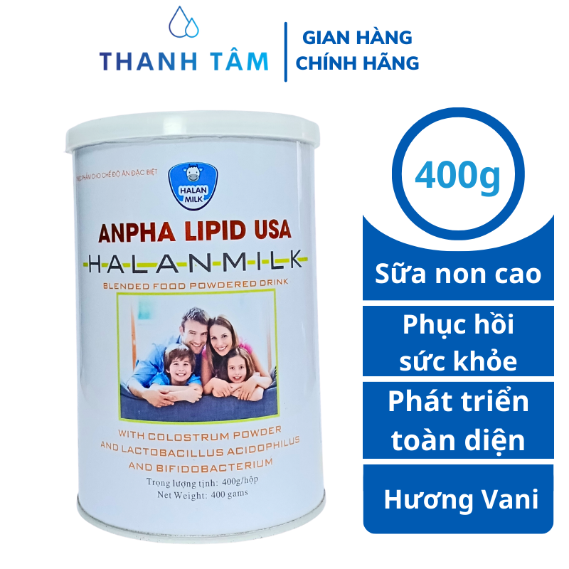 Sữa Alpha Lipid USA 400g- VIETNAM24h - Tăng cường sức đề kháng, hồi phục sức khỏe, chống loãng xương, giảm mệt mỏi.