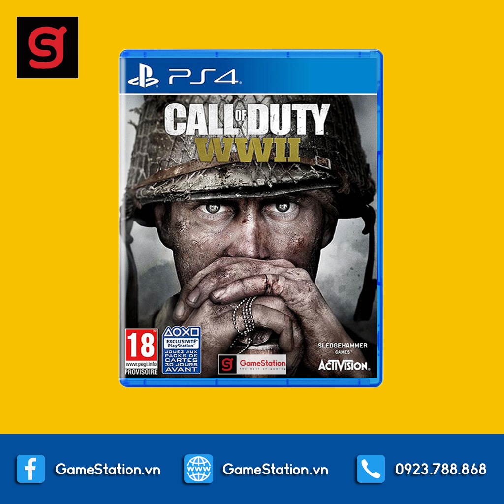 Đĩa Game PS4: Call Of Duty WW2 - US
