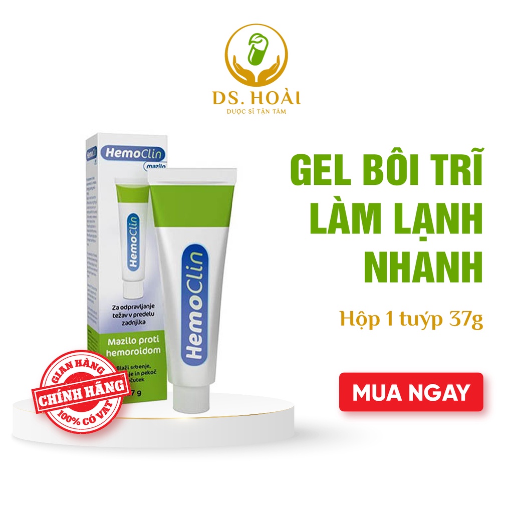 HEMOCLIN -ɡel giúp phòng ngừa bệnh Trĩ và nứt hậu môn, hỗ trợ gỉam các khó chịu ở hậu môn và tác động lên da