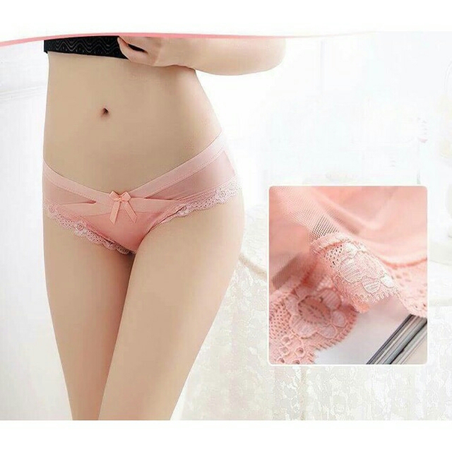 Quần lót ren cạp chéo