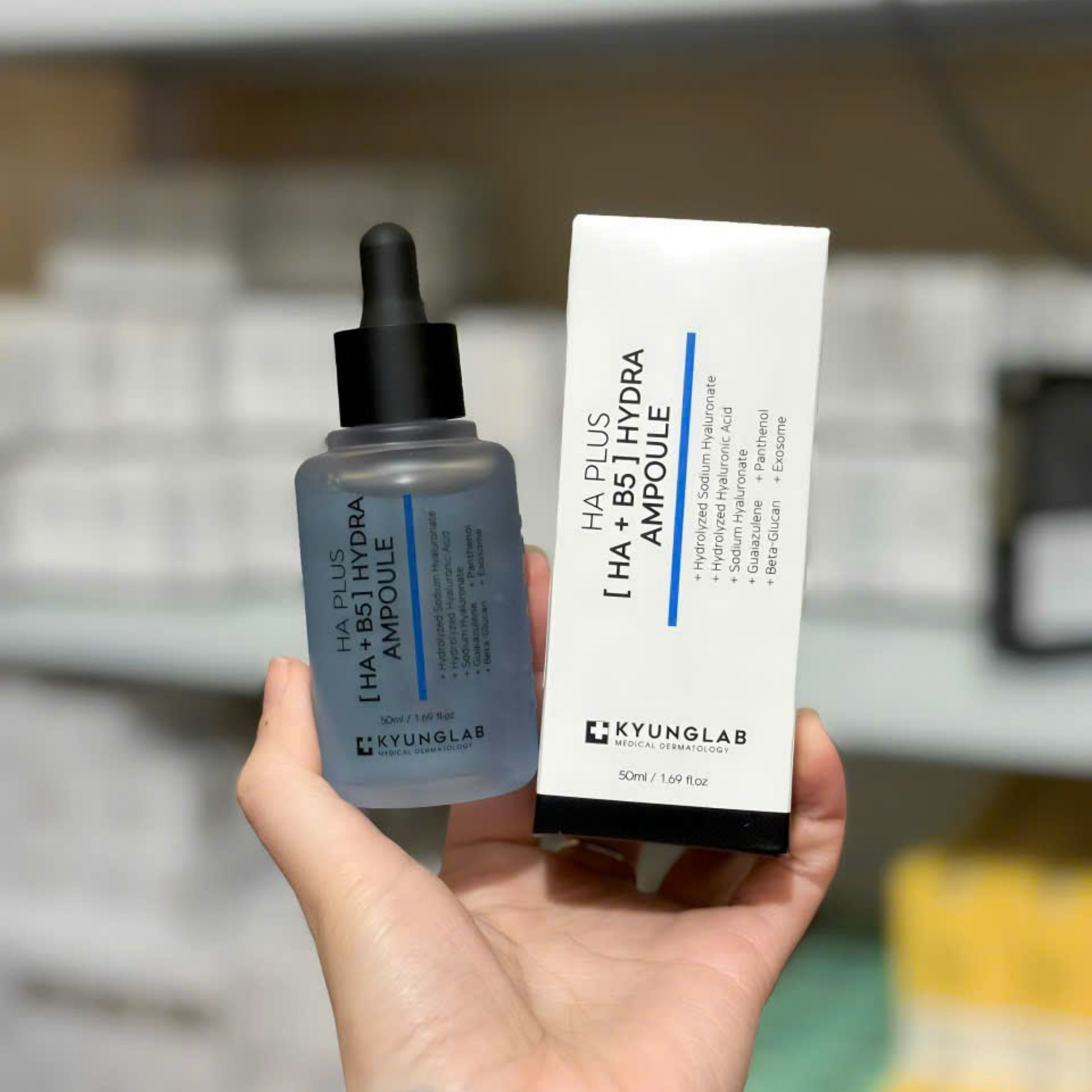 Serum HA Kyung Lab Serum phục hồi da Ha B5 cấp ẩm căng bóng da tức thì đều màu da da sau peel vi kim tái tạo chống lão hóa
