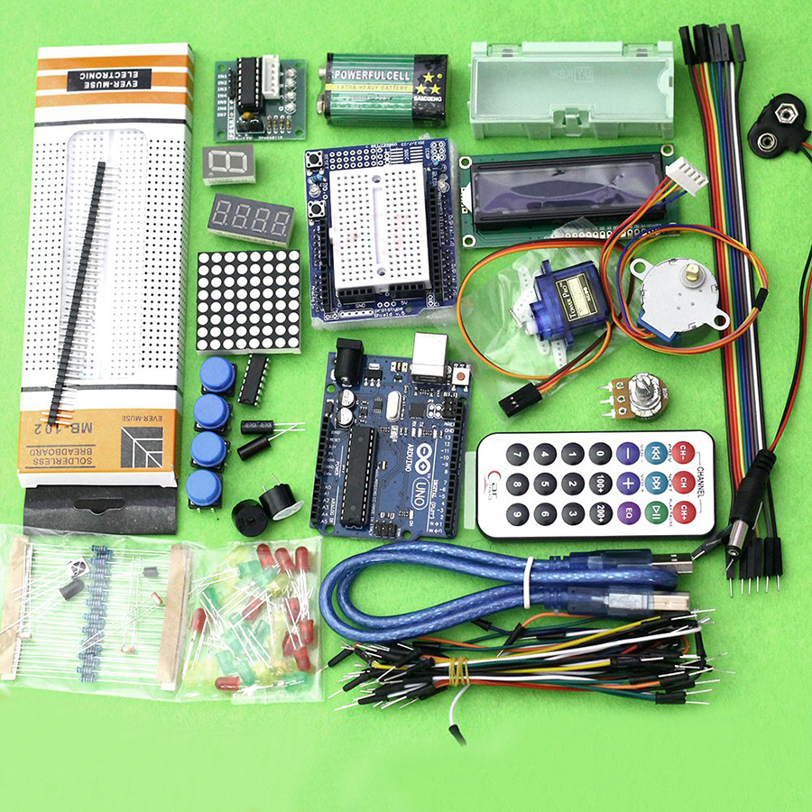 Bộ kít học tập Arduino UNO R3 cơ bản Lập trình ứng dụng mã nguồn mở