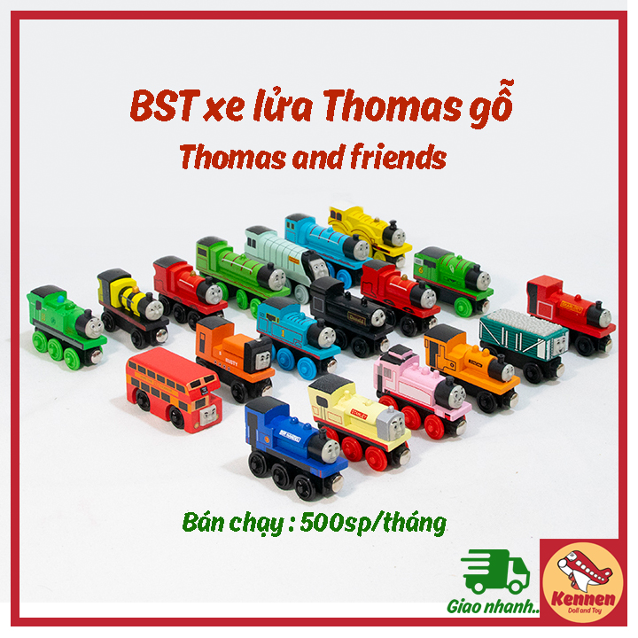 Set 6 mẫu đầu kéo xe lửa Thomas and friends
