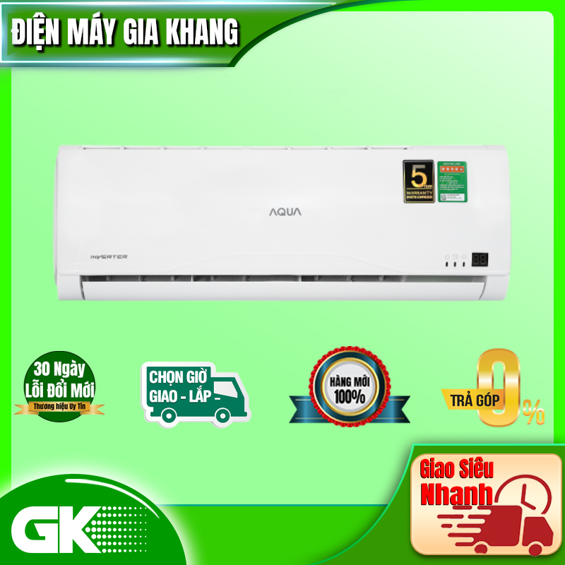 Máy lạnh aqua inverter 1.5 hp aqa-kcrv13tr