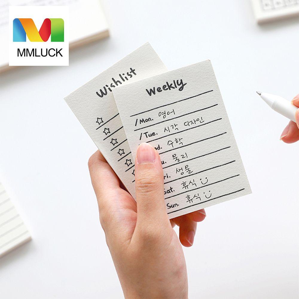 MMLUCK 50 Sheets Văn Phòng Cung Cấp Tự Kỷ Luật Sinh Viên Văn Phòng Phẩm Kế Hoạch Hàng Ngày Lịch Memo Pad sổ tay kế hoạch Life Planner Lịch trình hình thành thói quen