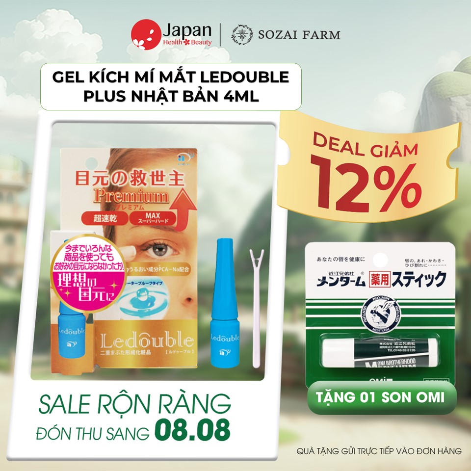 Gel Kích Mí Mắt LeDouble Premium Nhật Bản 2ml