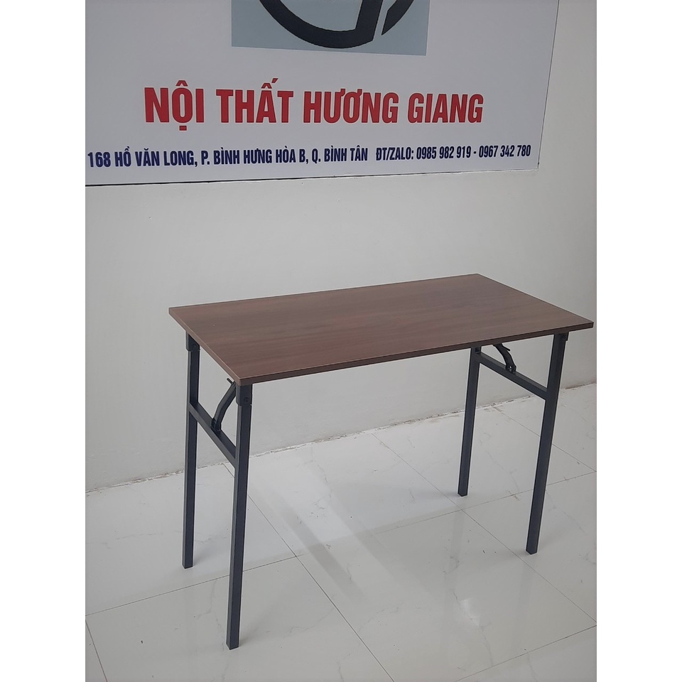 Chỉ hoả tốc hcm bàn gấp gọn bg75 chân sắt nhiều kích thước