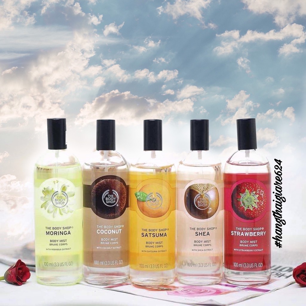 Xịt thơm toàn thân new body mist the body shop 25ml/50ml/100ml