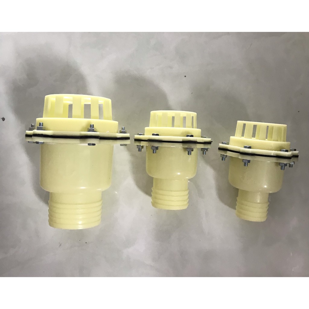 Lúp Bê Máy Bơm Nước nhựa trắng (Rọ Lọc, Rọ Bơm, Giỏ Hút Nước) phi 50, phi 60, phi 75
