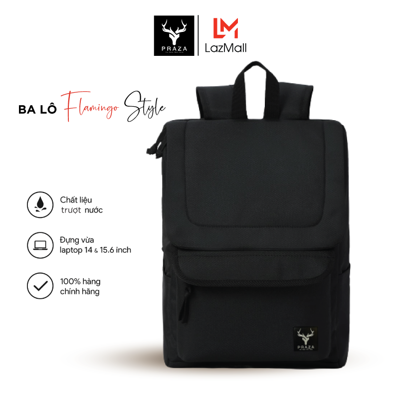 Balo nam nữ phong cách flamingo, balo thời trang đựng vừa laptop macbook - bl196