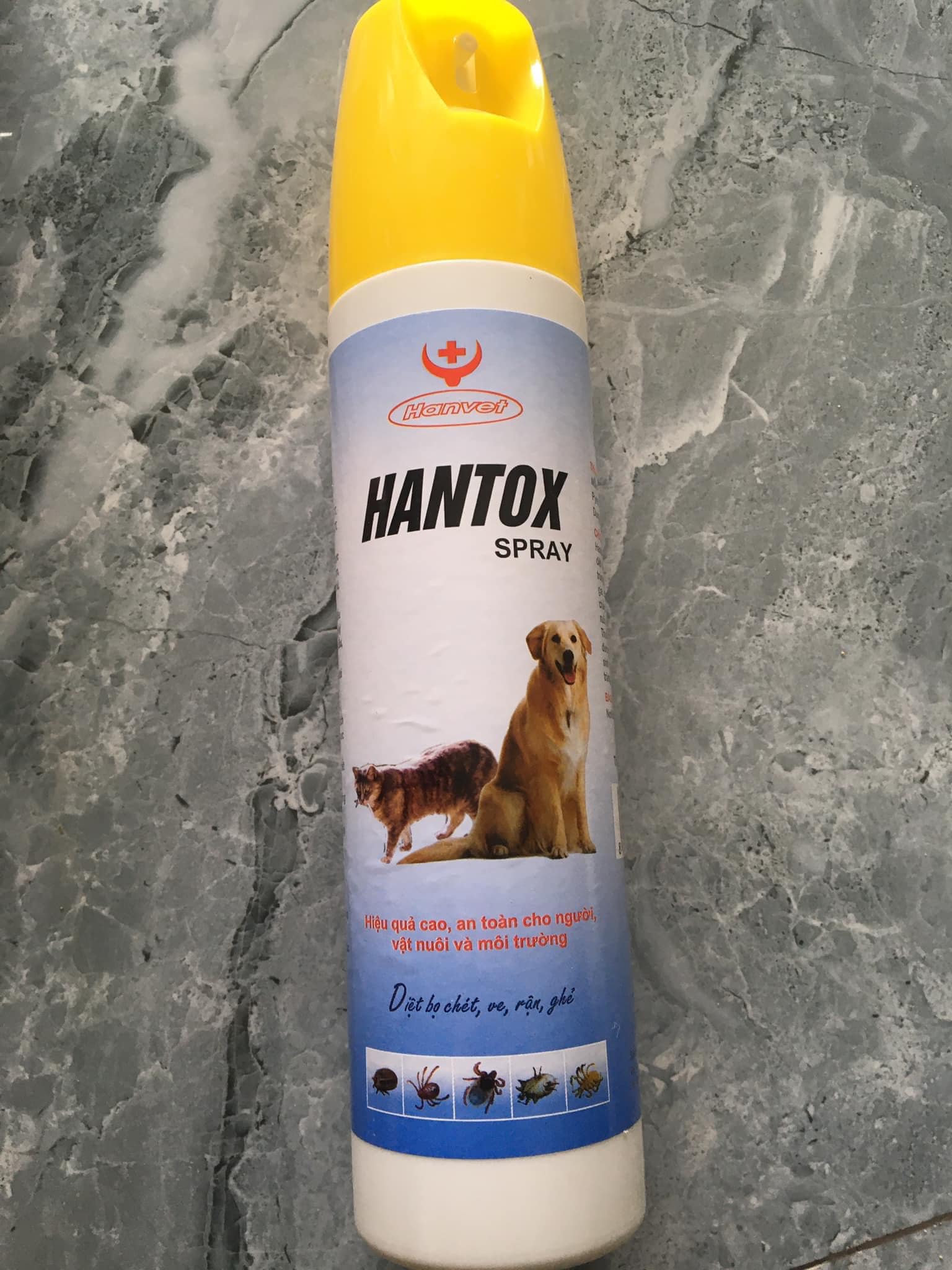 [Giá rẻ] Chai xịt diệt ve rận, bọ chét, ký sinh trùng cho chó mèo Hantox spray 300ml thuốc trị ve cho chó có thể xịt phòng, chỗ ở, chuồng, cũi Others Ngáo và Gâu Đần