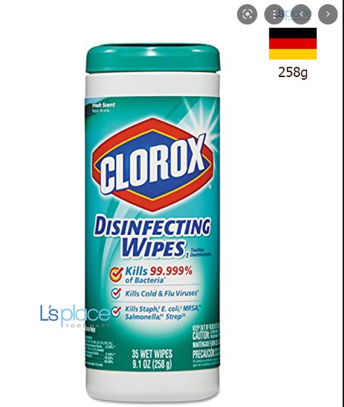 Khăn ướt diệt khuẩn Clorox Fresh Scent 35 CT