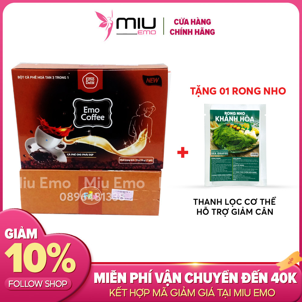 💥[Loại1 hỏa tốc] Bột Cà Phê 3 Trong 1 Giảm Cân Nhanh Siêu Tốc Sau 7ngày Miu Emo Detox