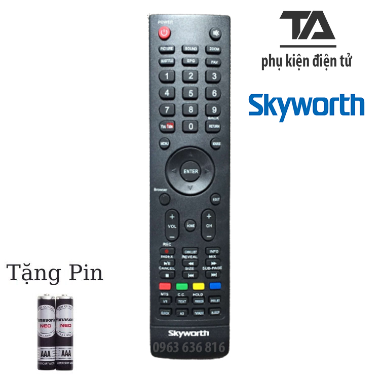 ✔ remote điều khiển tivi skyworth smart/led/lcd