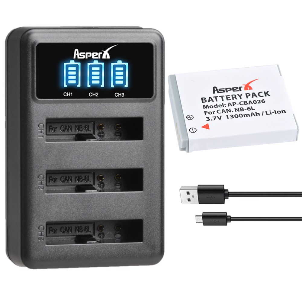 1300mAh pin NB-6LH NB-6L NB6L thay thế pin cho Canon PowerShot S90 sd770 D10 D20 D30 S95 SX260 SX280 SX540 SX700