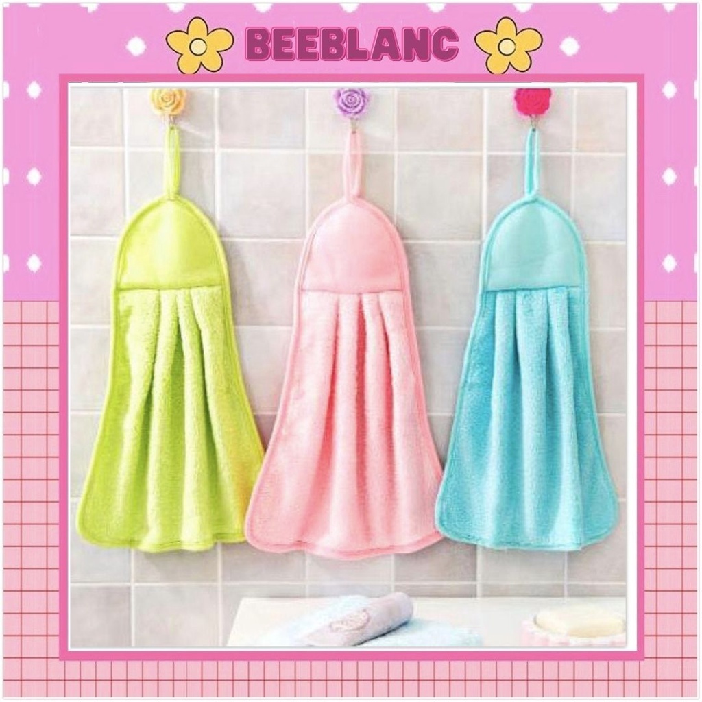 Khăn treo lau tay nhà bếp -khăn cotton lau tay siêu thấm mềm mại